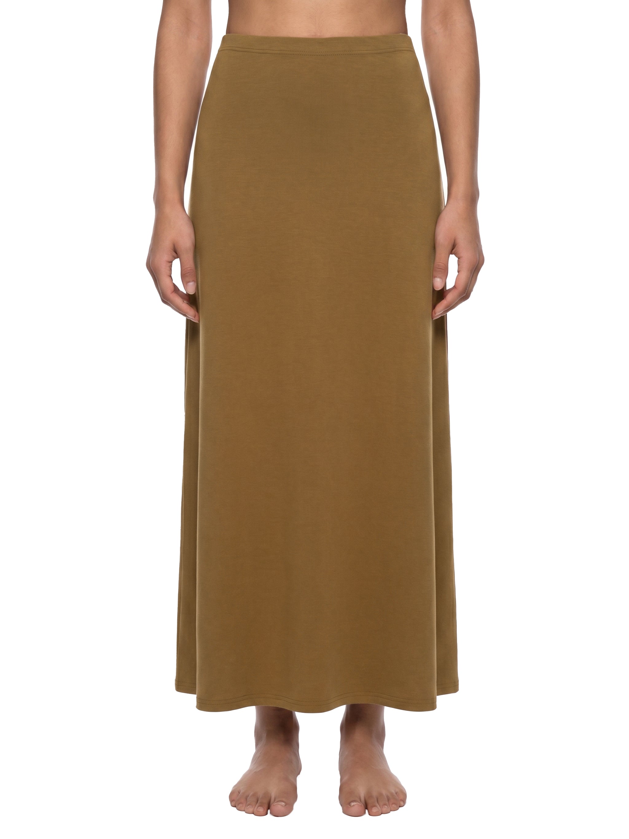 WOMEN'S KNIT LONG SKIRT