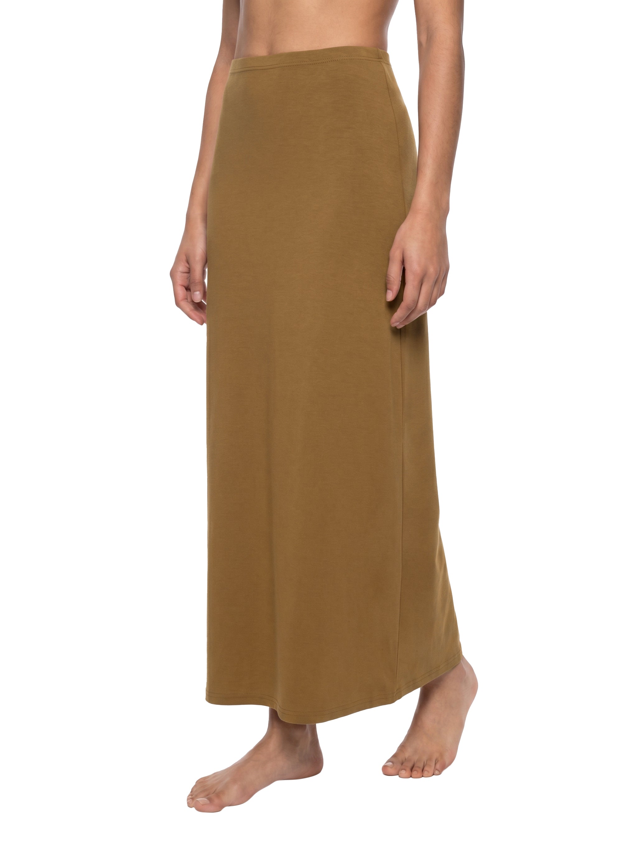 WOMEN'S KNIT LONG SKIRT