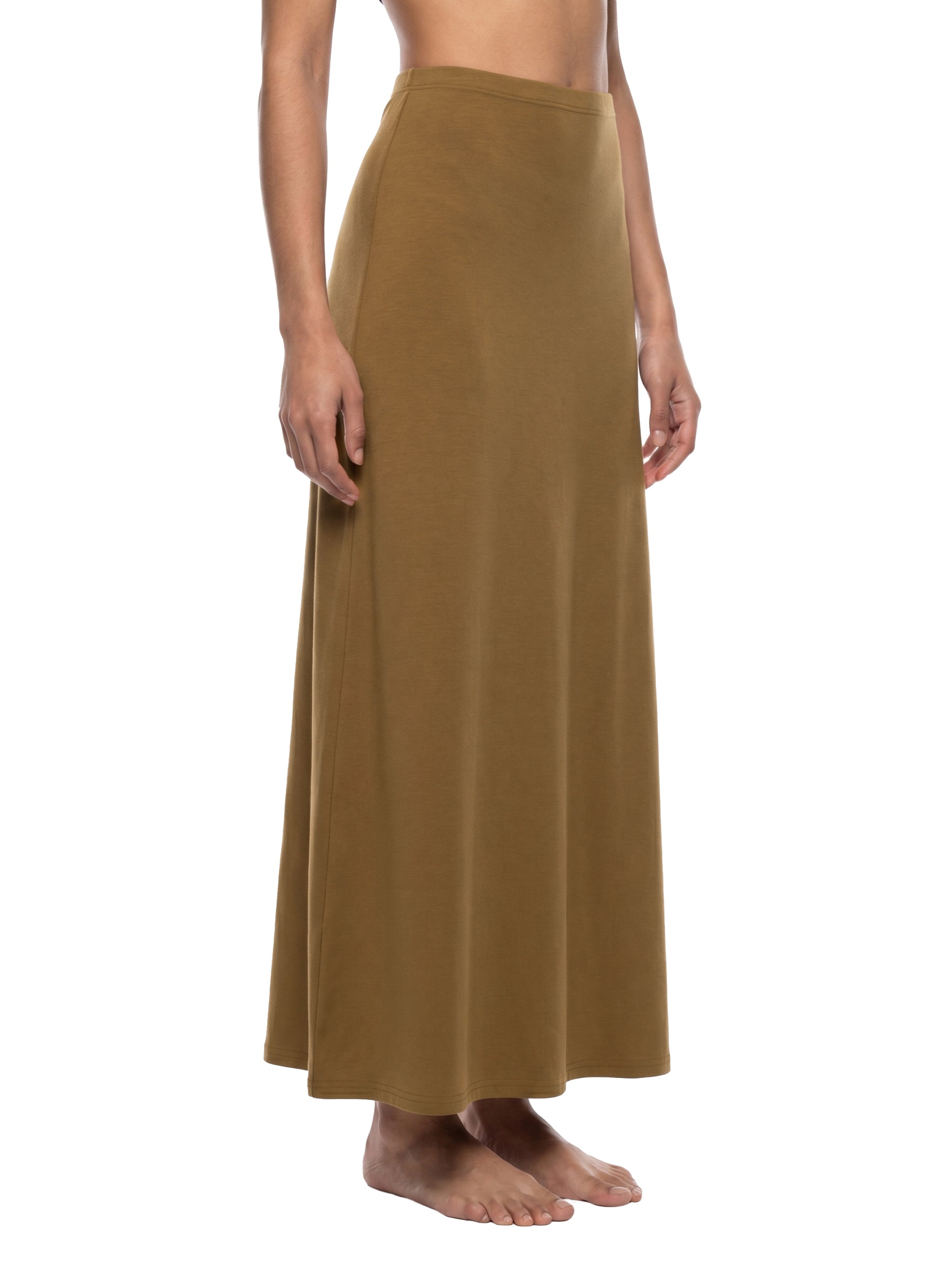 WOMEN'S KNIT LONG SKIRT