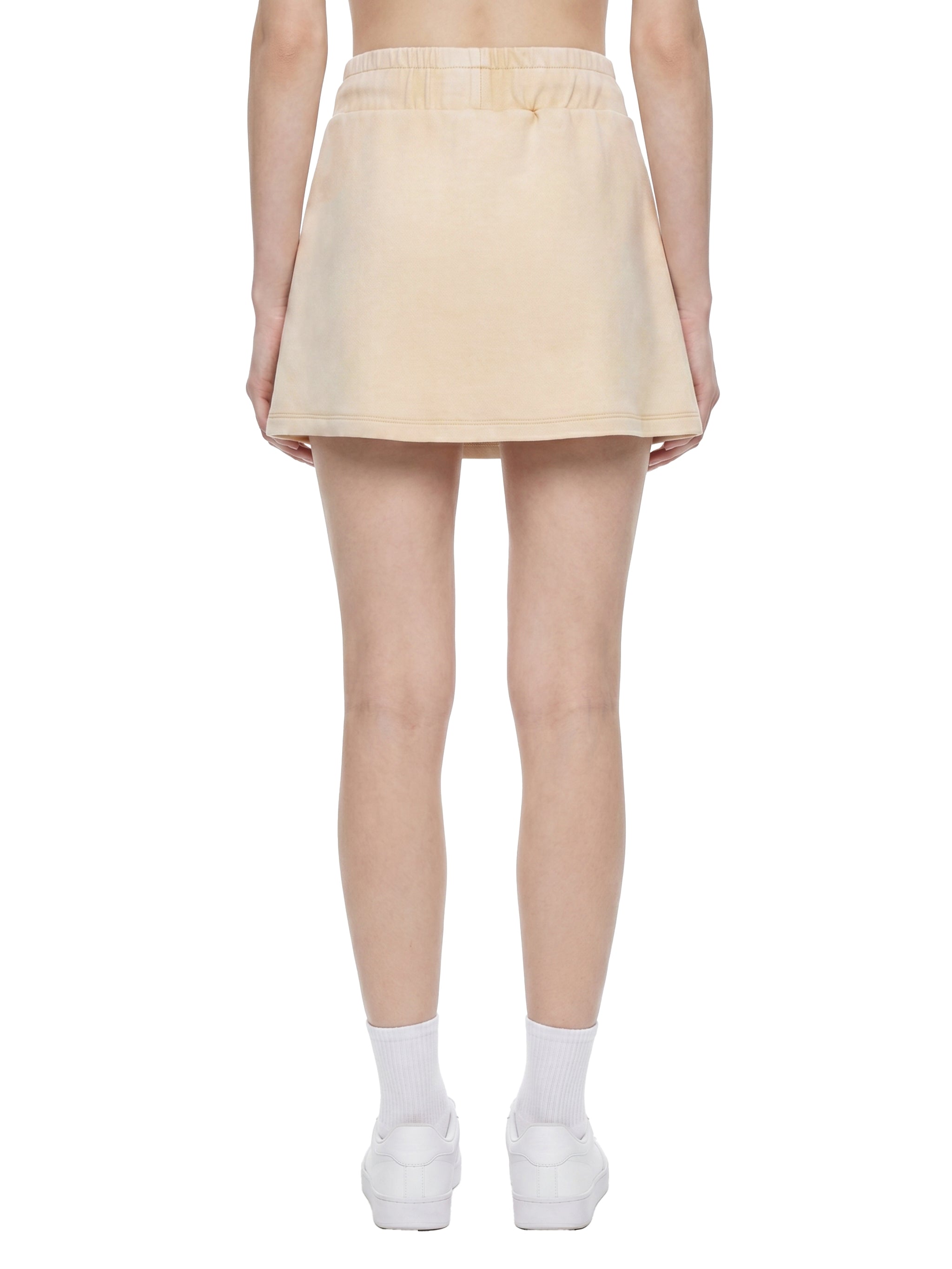 WOMEN'S 100% COTTON MINERAL WASHED SKIRT