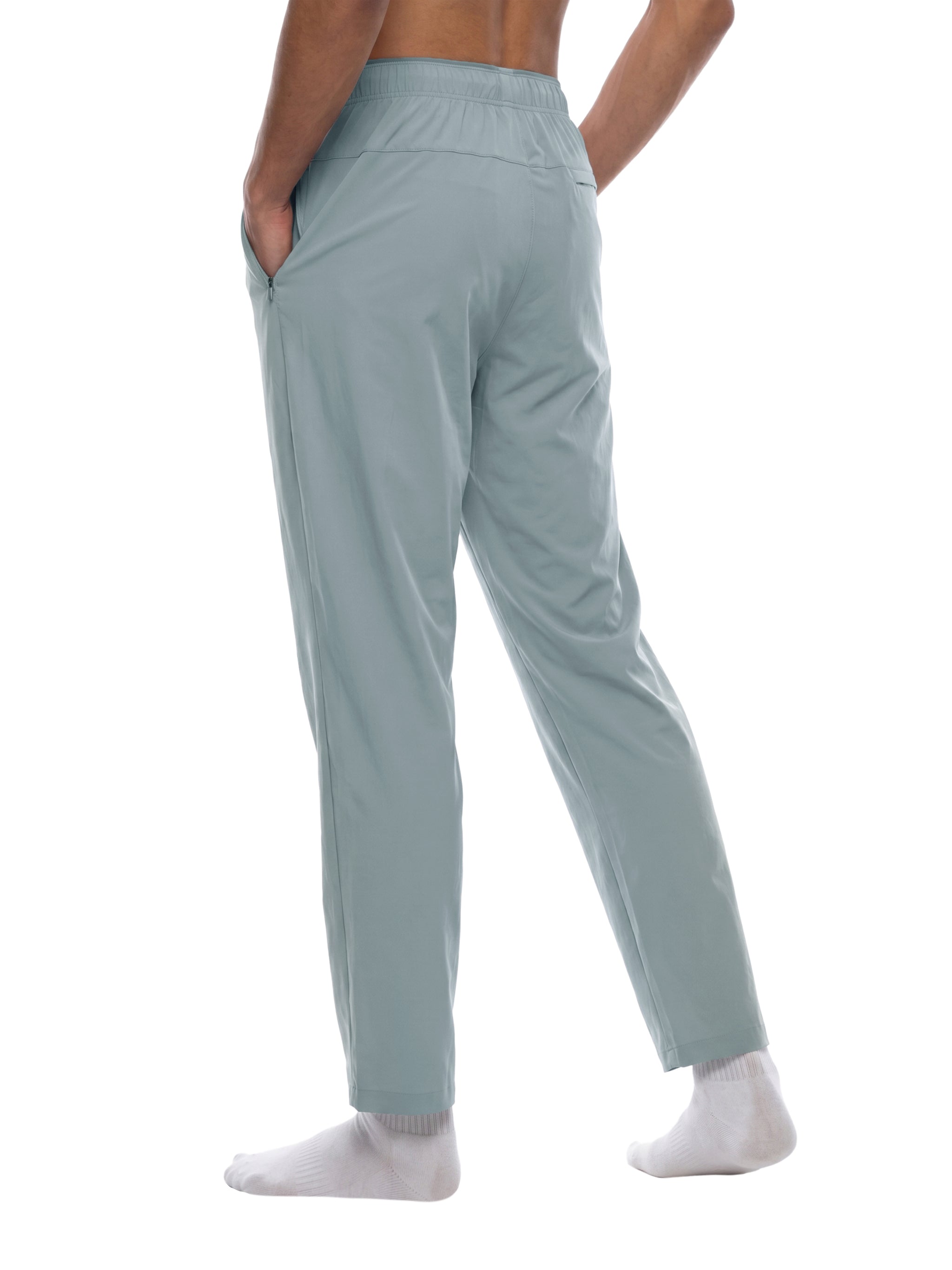 NYLON TAPERED TRACK PANTS