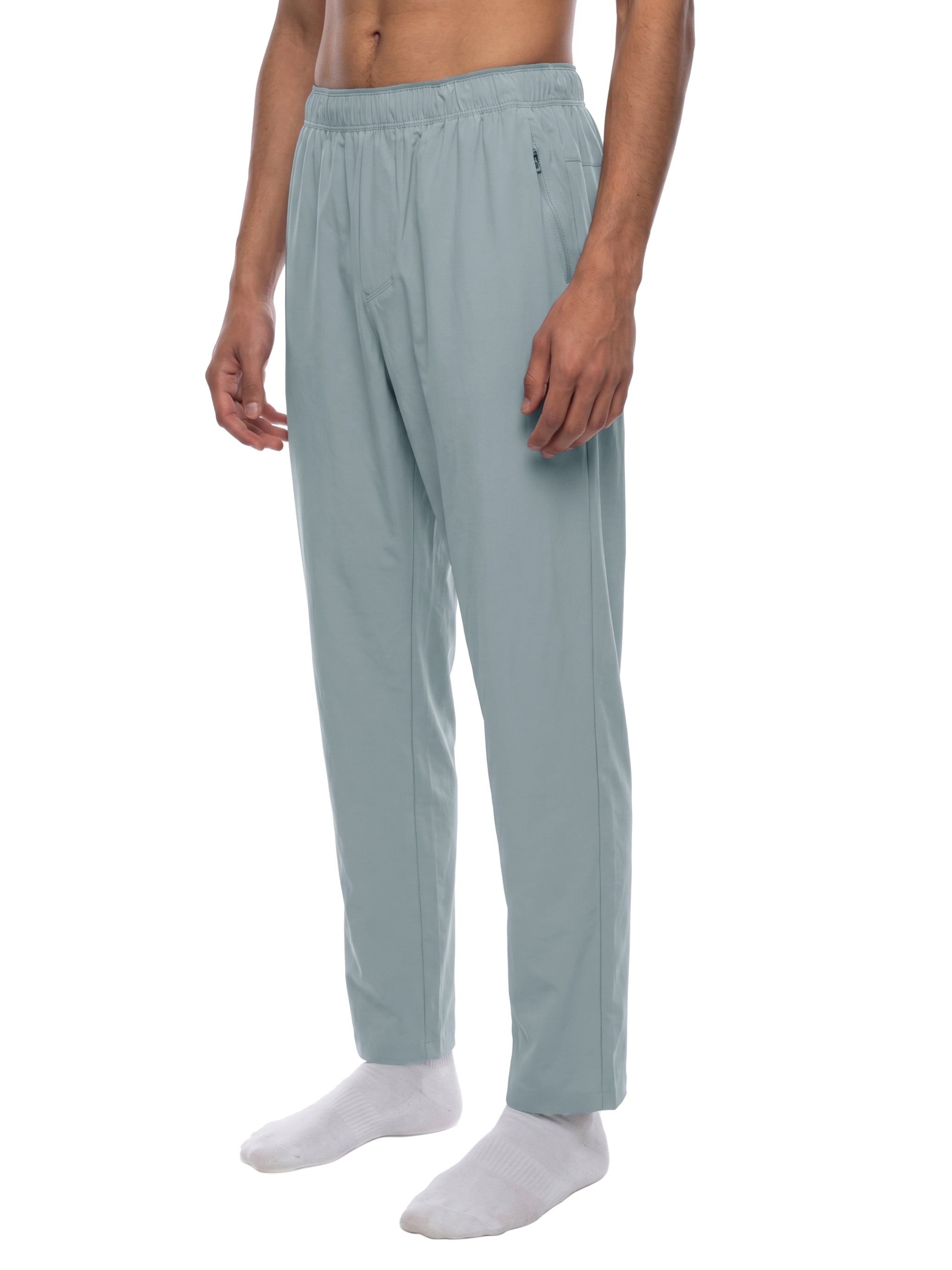 NYLON TAPERED TRACK PANTS