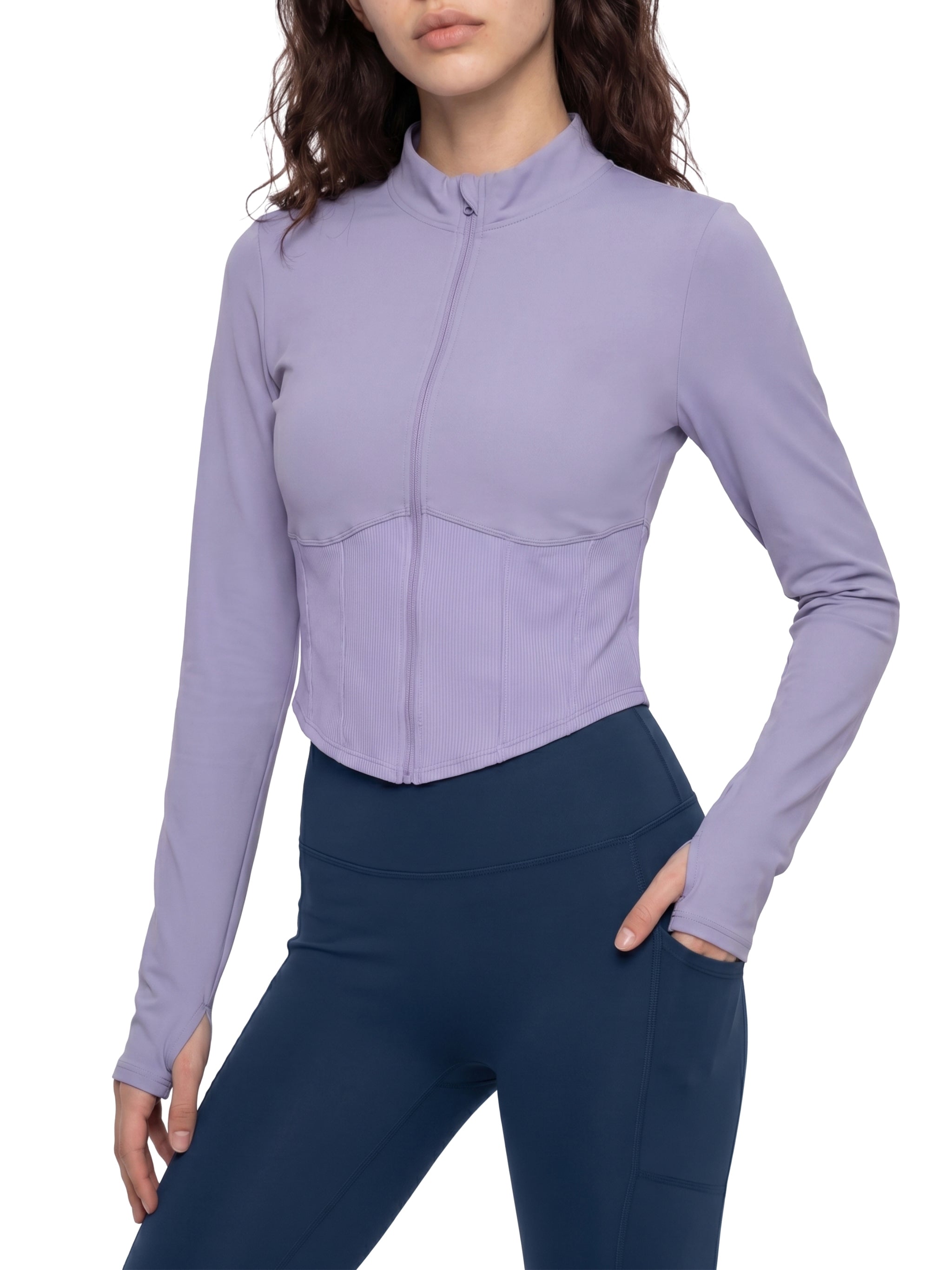 WOMEN'S SLIM FIT YOGA JACKET