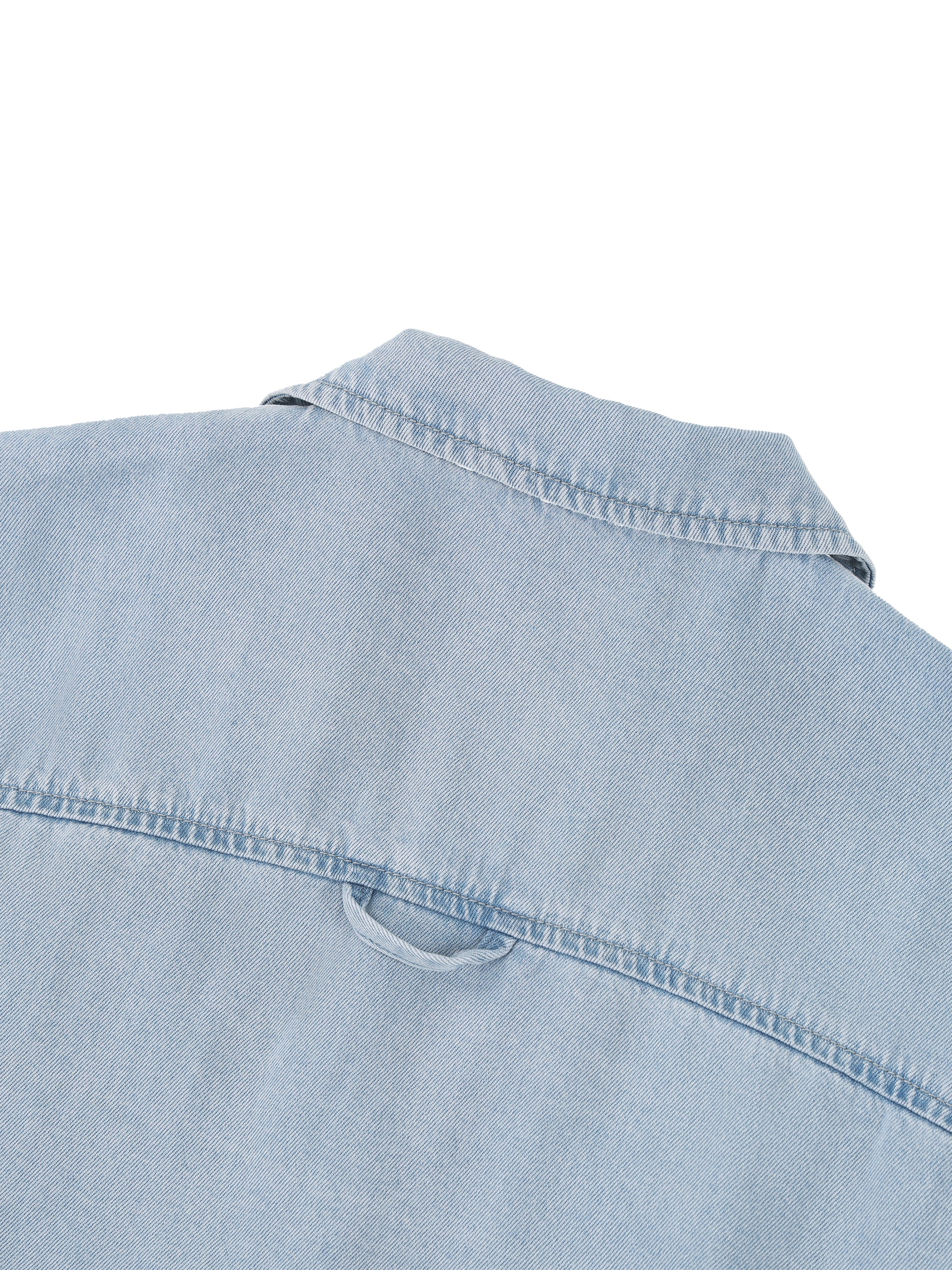 WOMEN'S 100% LYOCELL CROPPED BUTTON UP
