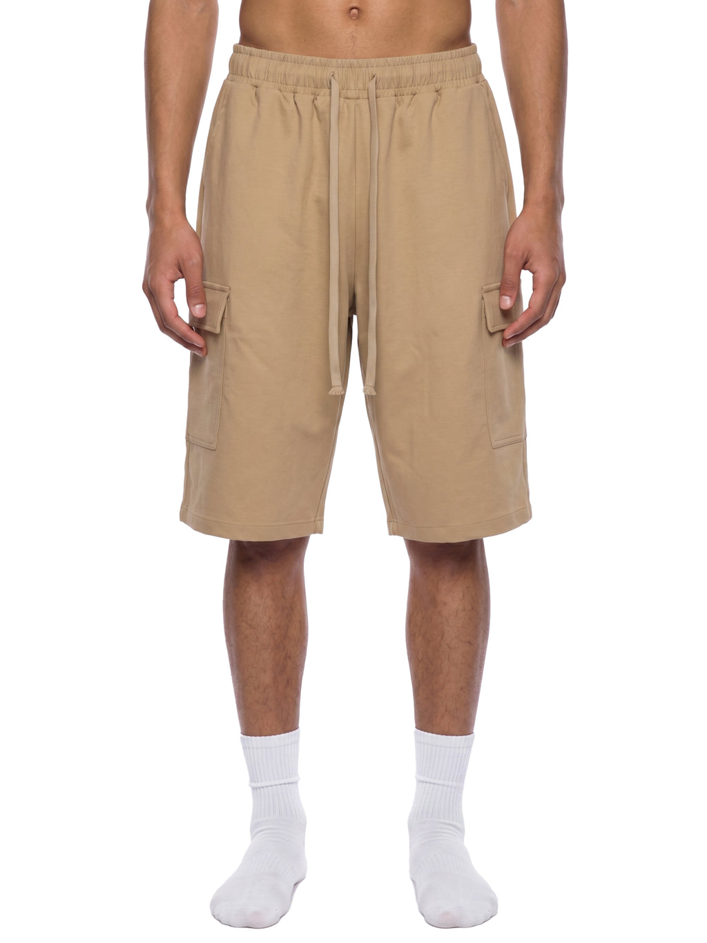 DRAWSTRING CARGO SHORTS