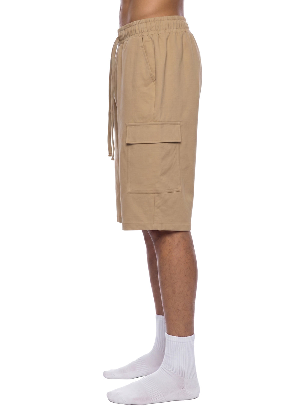 DRAWSTRING CARGO SHORTS