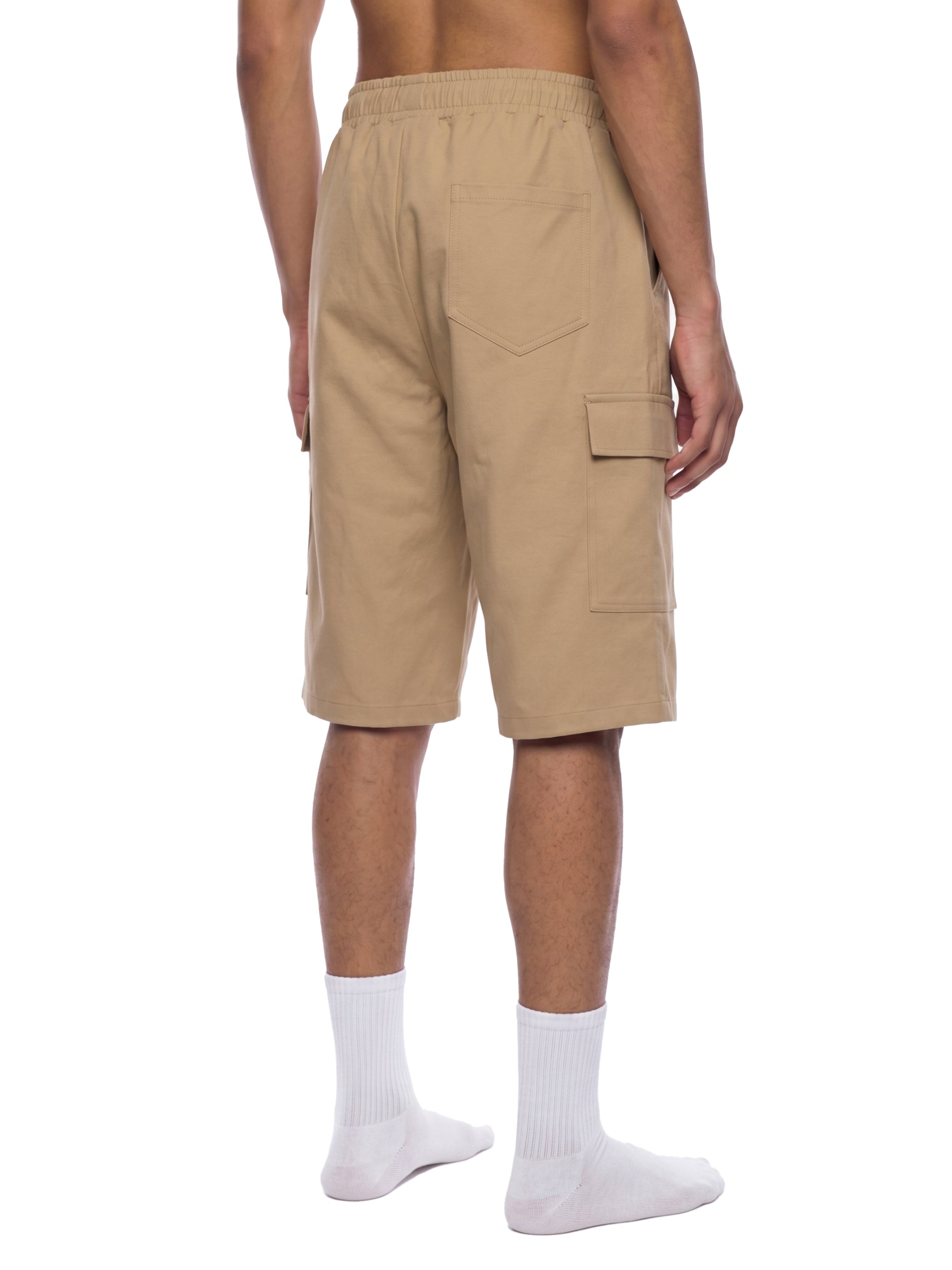 DRAWSTRING CARGO SHORTS
