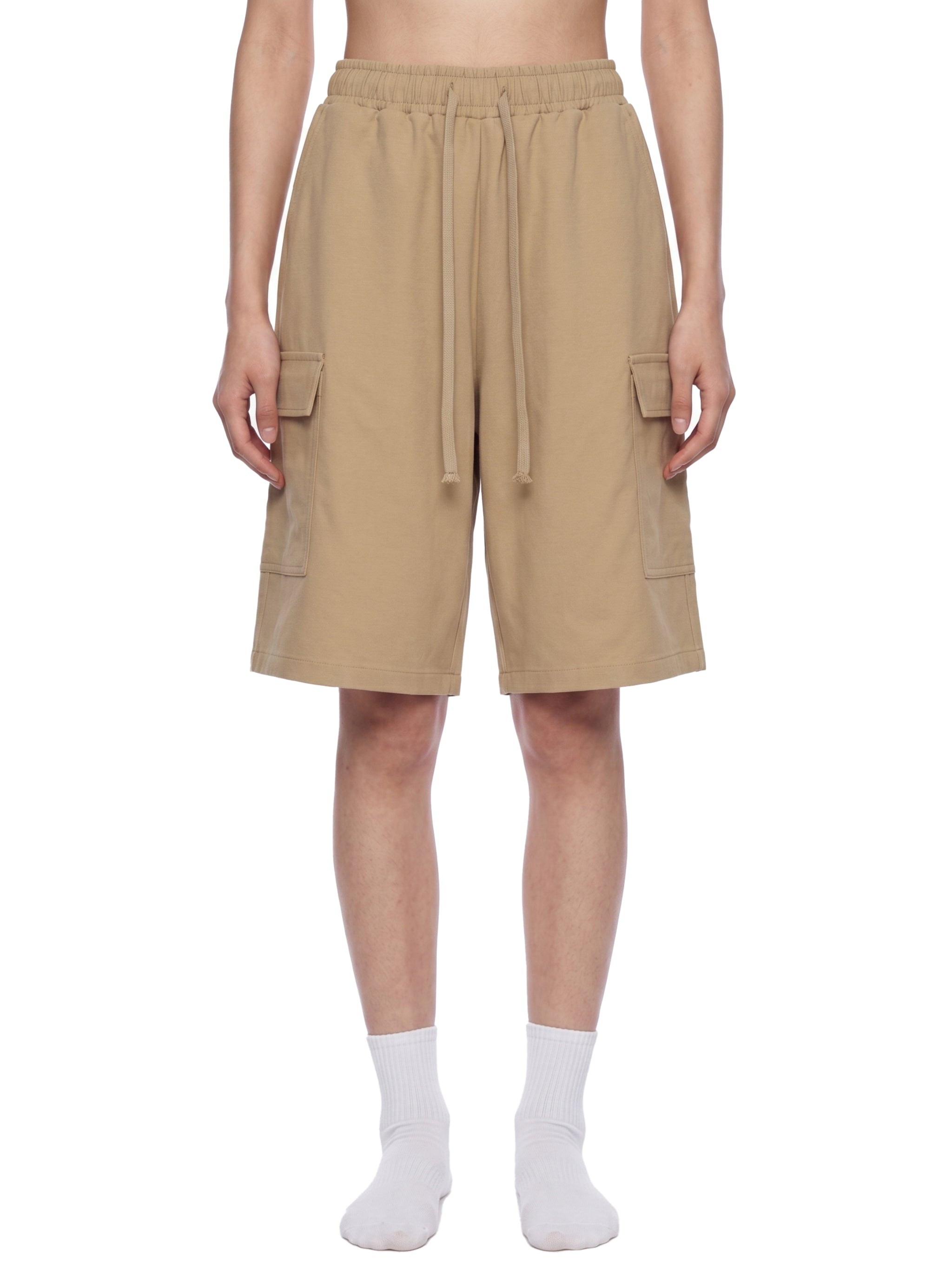 DRAWSTRING CARGO SHORTS