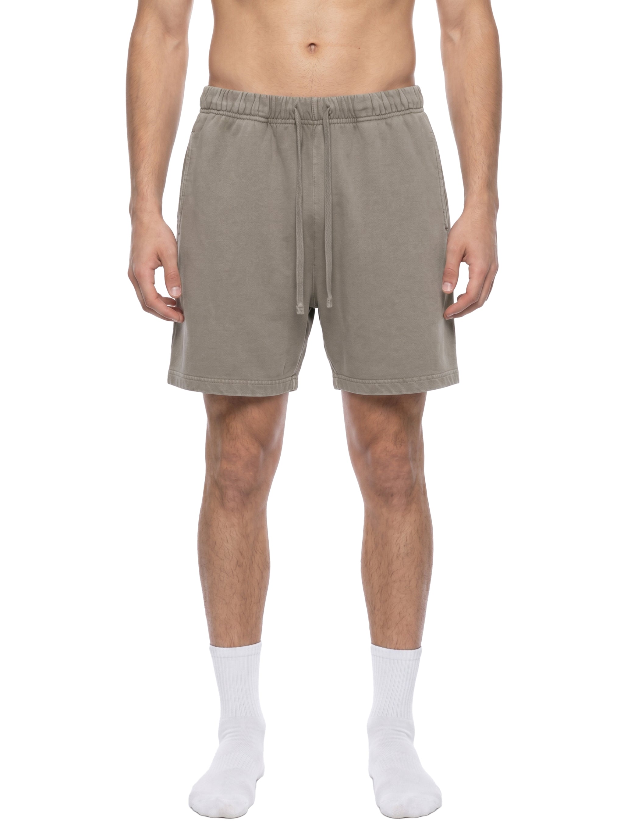 100% COTTON VINTAGE WASHED SHORTS