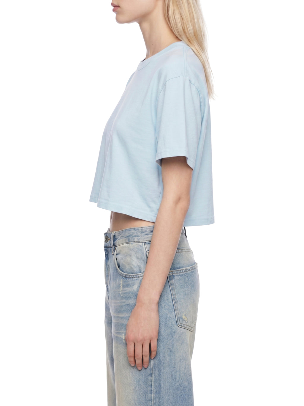 WOMEN'S MINERAL WASHED CROP TOP