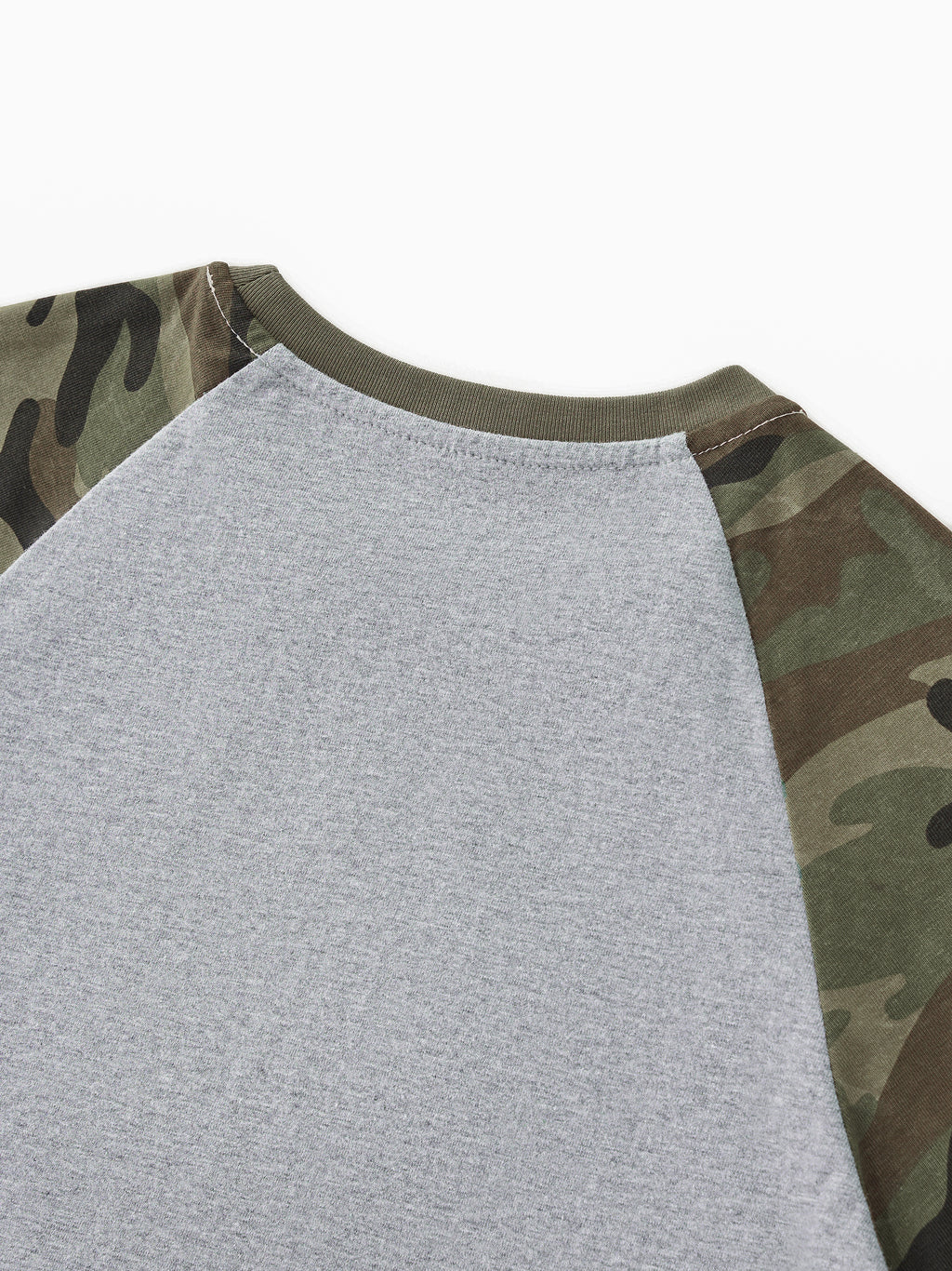 WOMEN'S CAMO RAGLAN BABY TEE