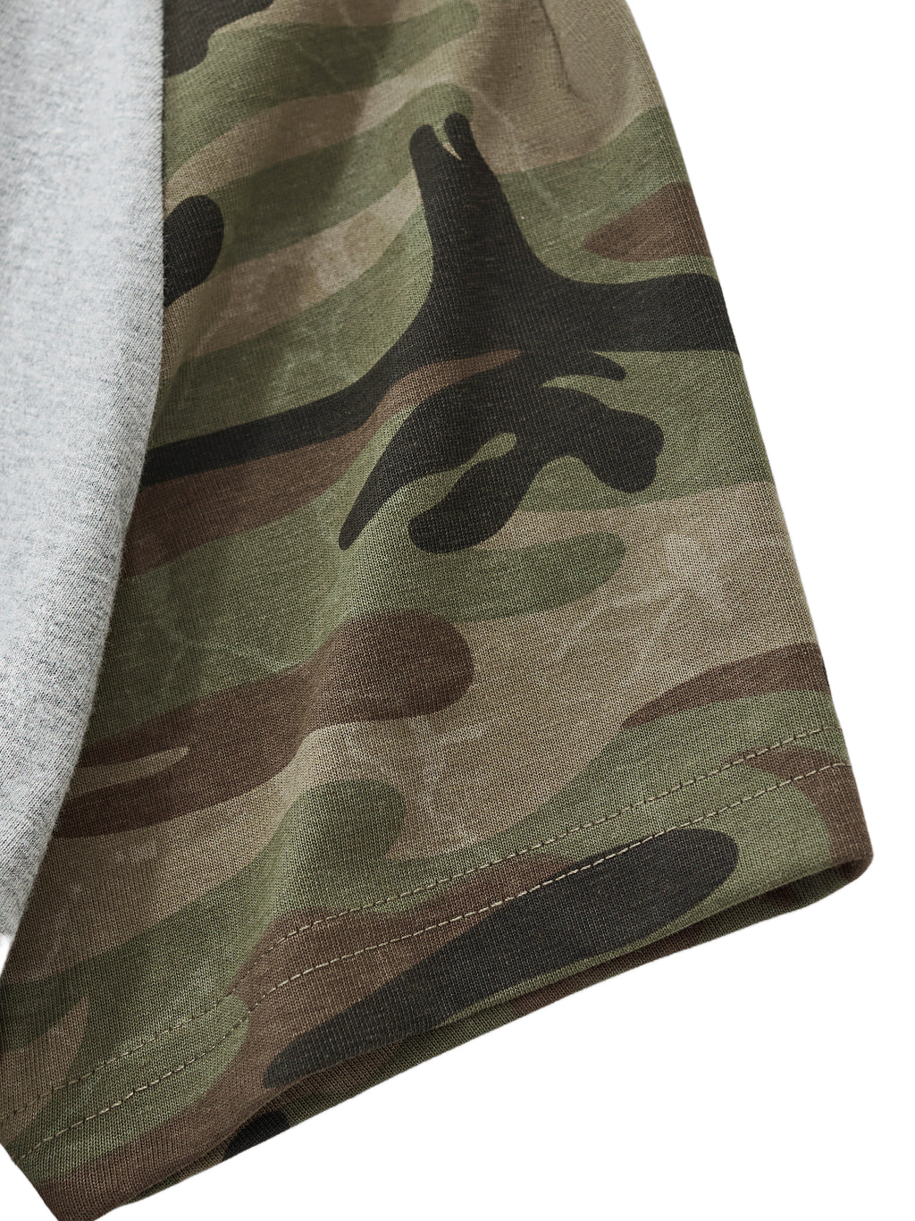 WOMEN'S CAMO RAGLAN BABY TEE