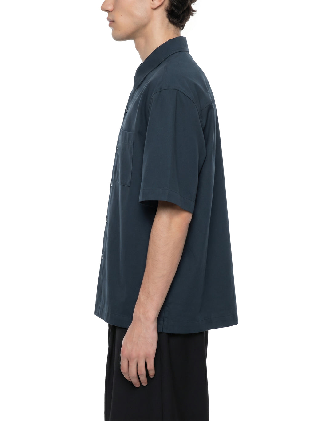 100% COTTON POCKET BUTTON UP